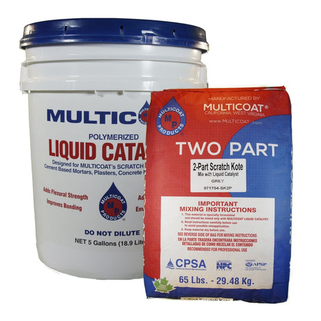 Multicoat powder bond kote 65 lb - 2-part scratch kote