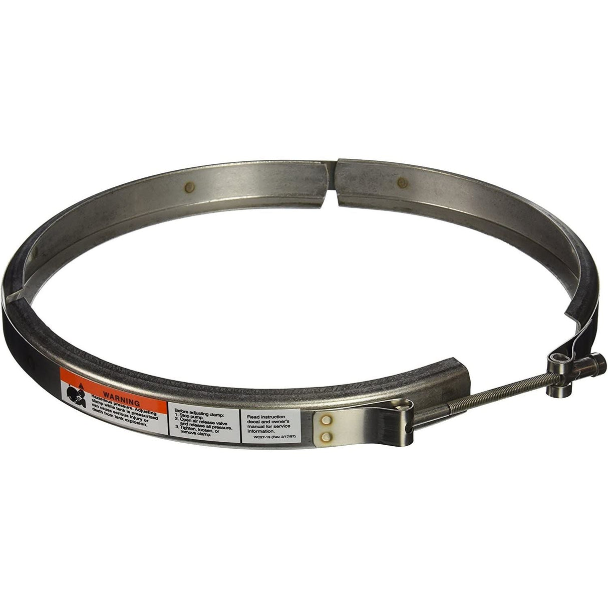 Pentair s/r posi -flo ii bottom clamp - 25010-9100