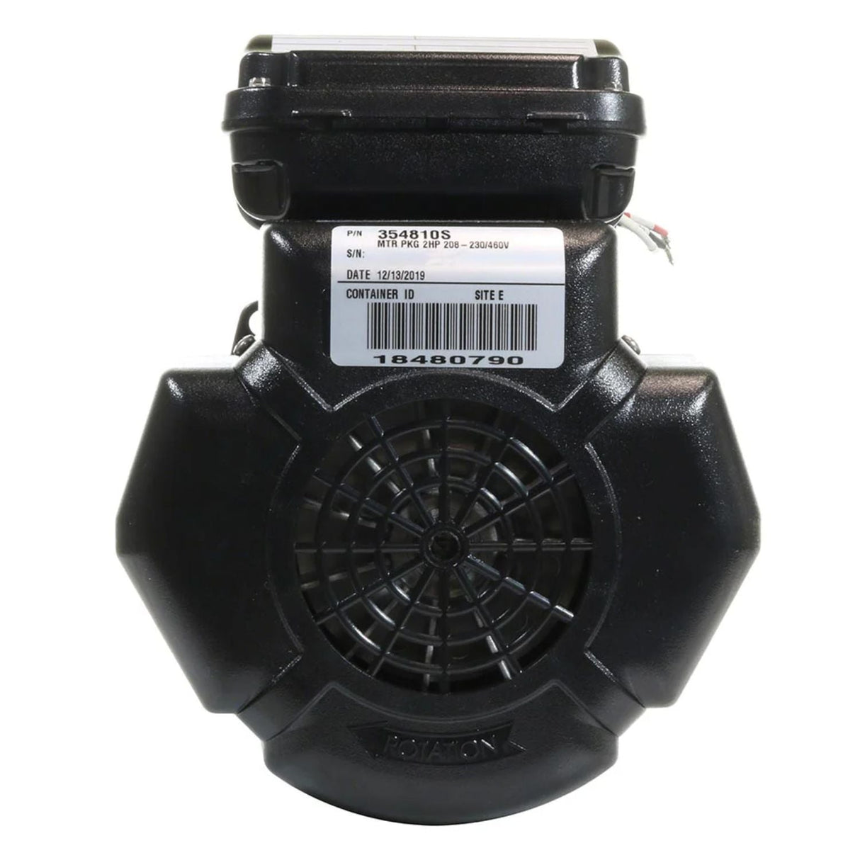 Pentair motor rplment 0.75 hp - black - 354804s