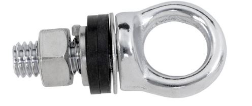 Chrome plated brass rope anchor - agheba