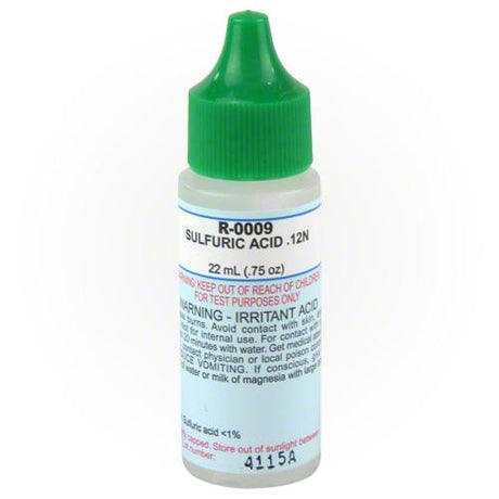 Taylor Sulfuric Acid.12n, 0.75 oz - R-0009-A