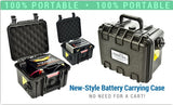 Portable battery w/built in fuse - 012-d