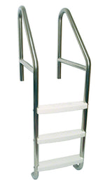 3-Step Dade Elite Cross-Braced Pool Ladder with 32-Inch Width and 1.90 x .049 Inch Stainless Steel Treads