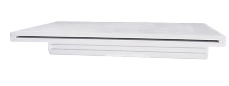 72'' waterfall (bk port)1'' lip / white - 25577-620-000