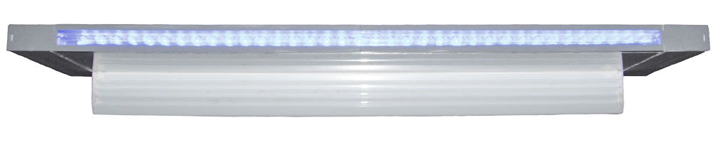 72" led waterfall(bk port)6" lip / wht - 25677-630-000