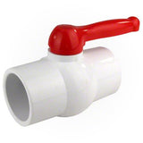 2 1/2" ball valve with red handle - 25800-251-000