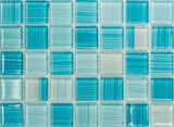 CRYSTAL GLASS TILE LIGHT AQUA BLEND - 4CSBVV31