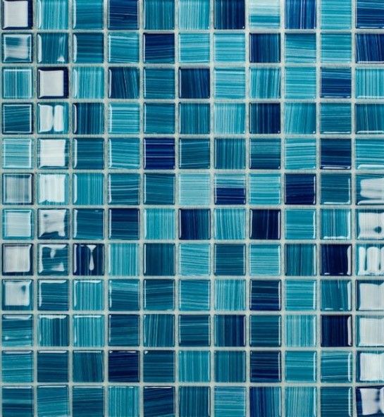 CRYSTAL GLASS TILE BLUE BLEND - 4CSBVV33