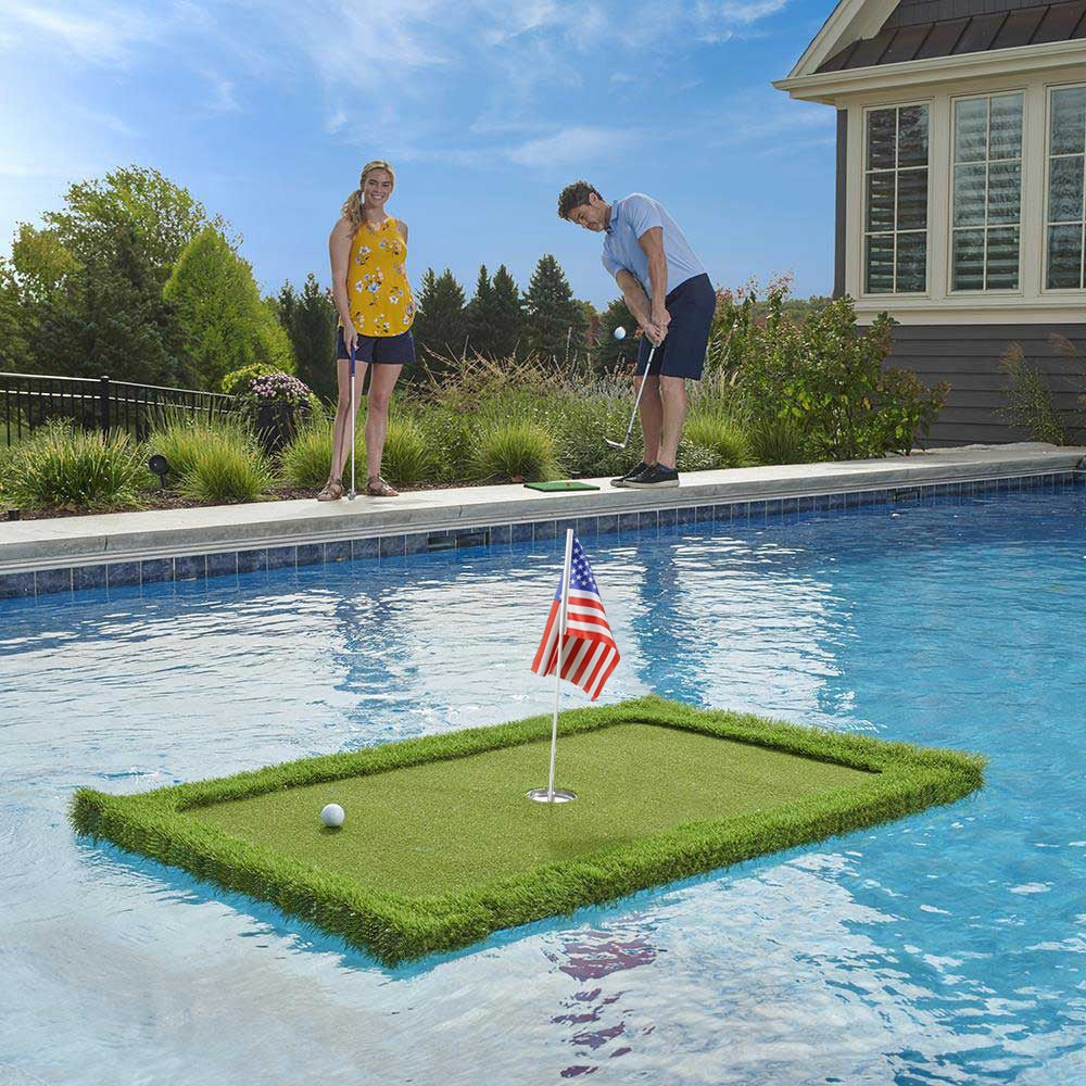 Original Pool Floating Golf Turf Game