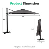 Outdoor 10ft Large Outdoor Umbrella For Garden, Pool, Beach