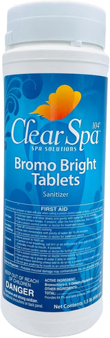 Clear Spa Bromo Bright Tablets 1" 1.5lb Larger container