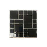 Crystal tile black french pattern - 8egbdhvv209