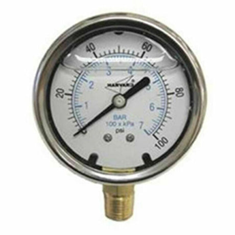 Pressure gauge-liquid filled - ageilpg602-4l
