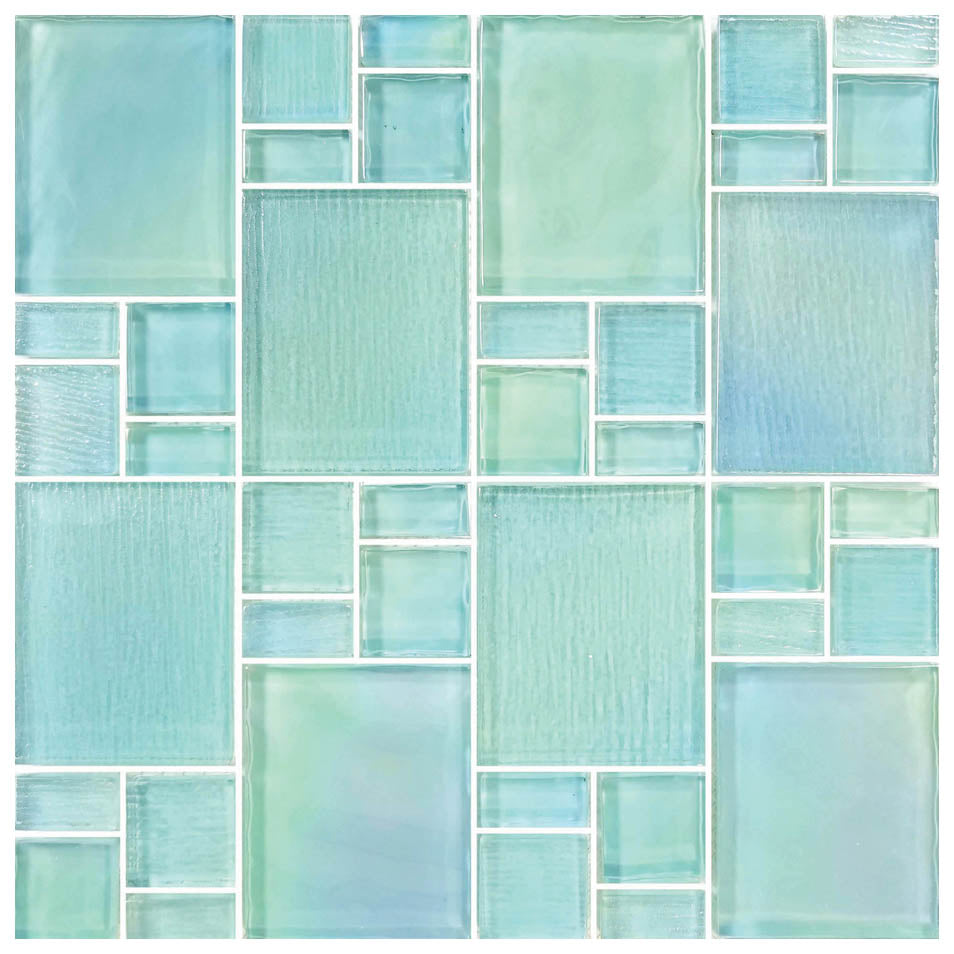 Glass tile - seafoam - av8mxt8