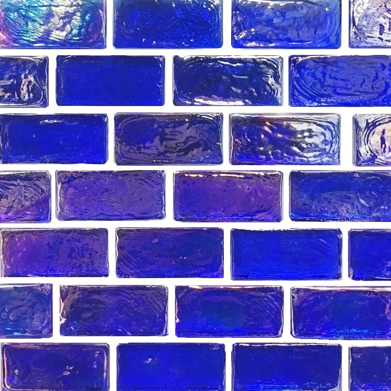 Poured tile  series- cobalt 1 x 2 - gp82348b1