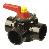 Praher 2" x 2.5" 3 port valve w/red/bushing - ov3-2000