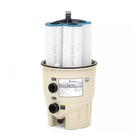 Pentair 160340 Clean and Clear Plus Pool and Spa Cartridge Filter, 120-Gpm