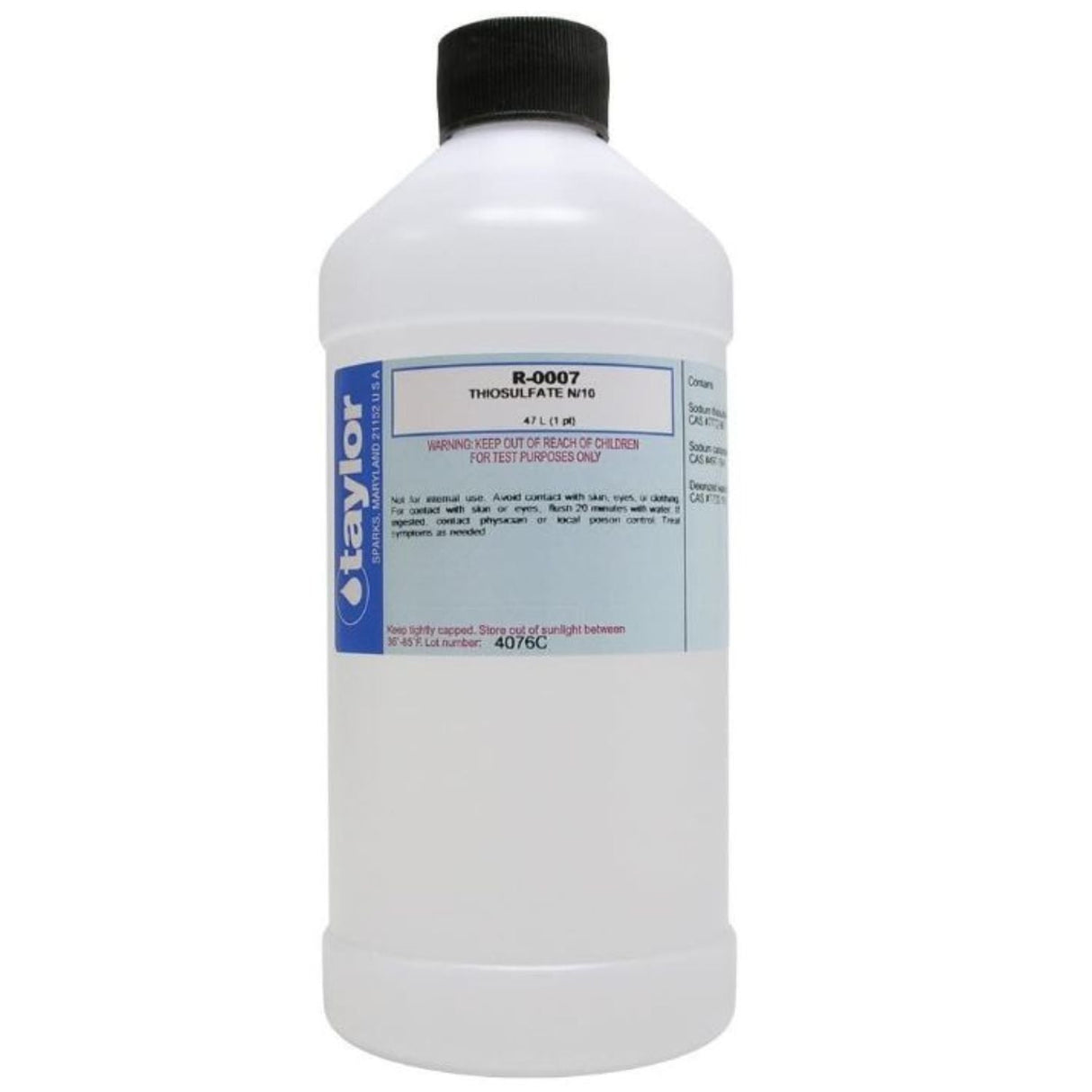 Taylor thiosulfate n/10, 16 oz - r-0007-e