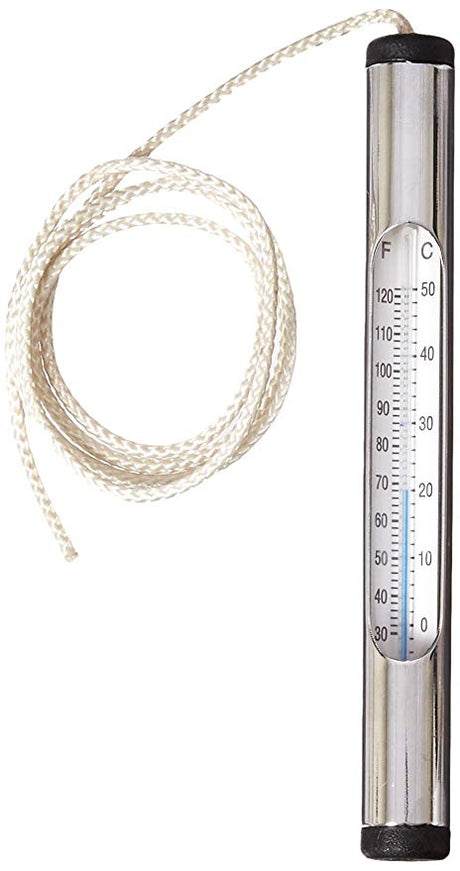 Pentair chrome brass thermometer - r141086