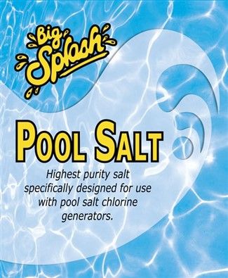 40 #Evap Fine Pool Salt In Poly Bag - Salt