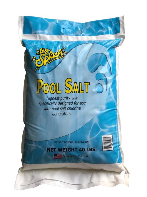 40 #Evap Fine Pool Salt In Poly Bag - Salt