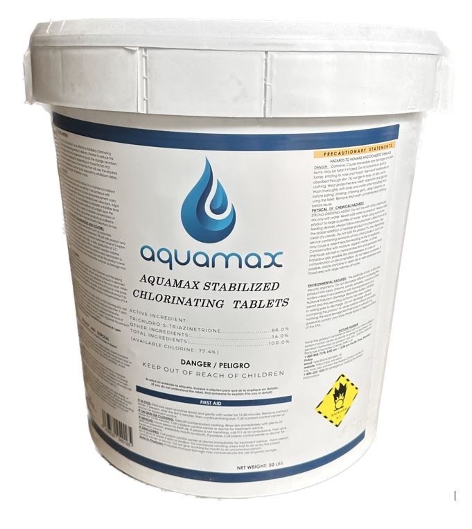 Aquamax Chlorinating Tablets 3" - 50 Lb