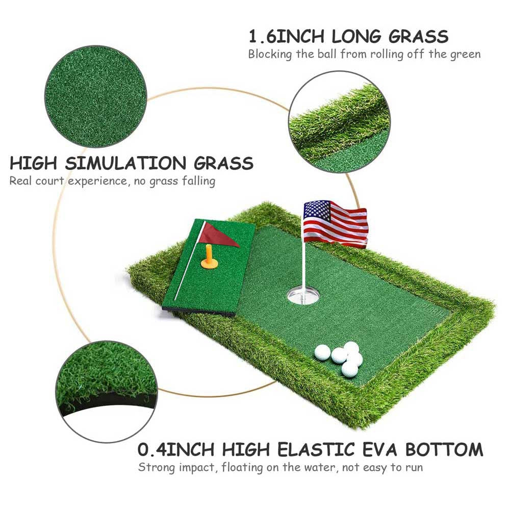 Original Pool Floating Golf Turf Game