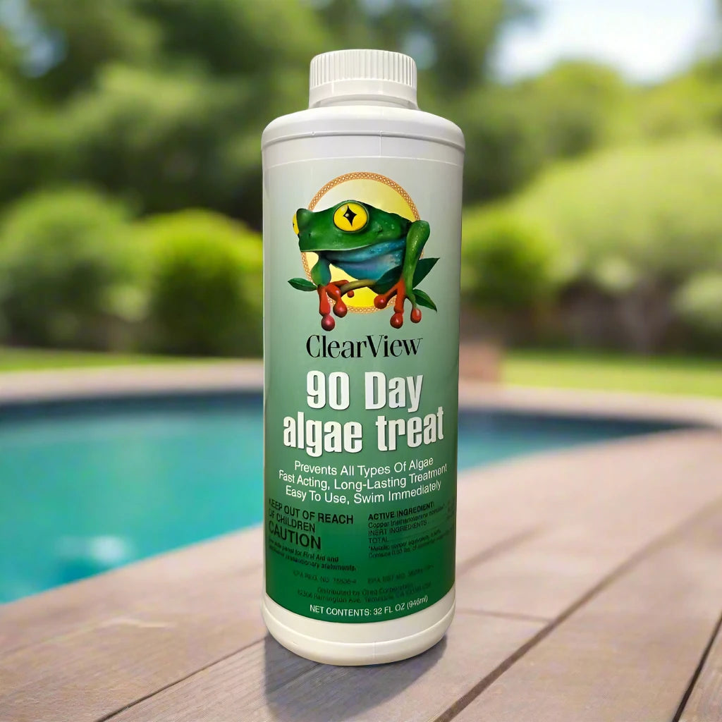 Clearview Copper Strike Swimming Pool Algaecide 32oz 90 Day Algae Treat